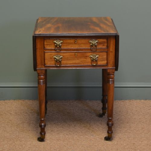 Beautiful Regency Mahogany Small Antique Sofa Table