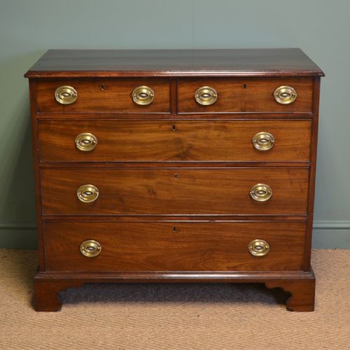Quality Georgian Mahogany Antique Chest of Drawers