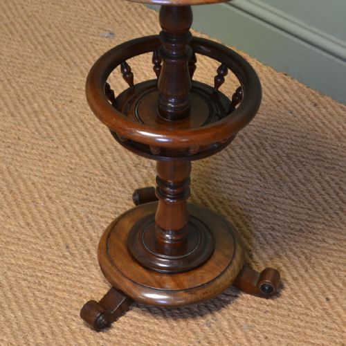 fig 1. Unusual Victorian Mahogany Antique Occasional Ladies Table