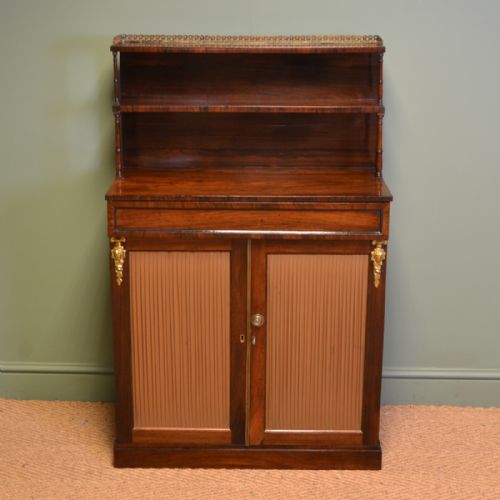 Fine Quality Regency Rosewood Antique Chiffonier