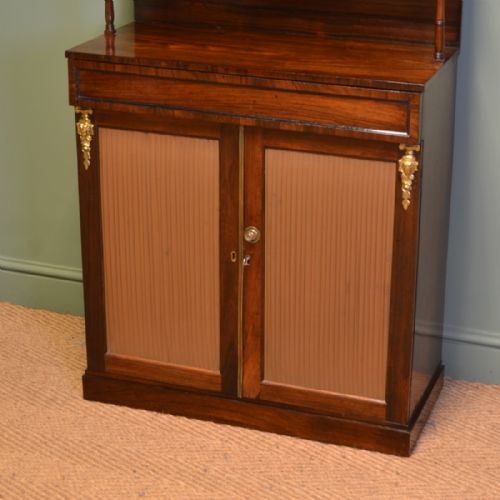 fig 1. Fine Quality Regency Rosewood Antique Chiffonier