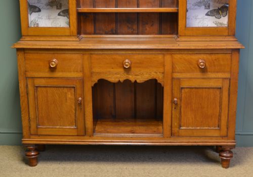 fig 1. Victorian Welsh Oak Antique Dresser