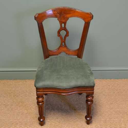 fig 2. Superb Quality Set of Ten Victorian Mahogany Antique Dining Chairs by J. Reilly