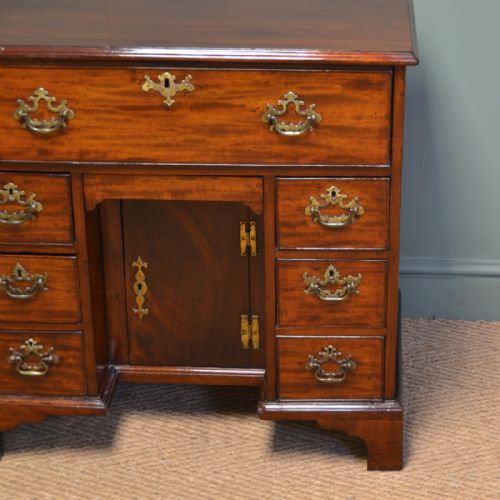 fig 1. Quality George III Mahogany Antique Writing Desk