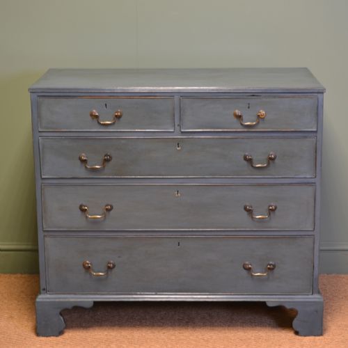 
Quality Georgian Painted Antique Chest of Drawers
