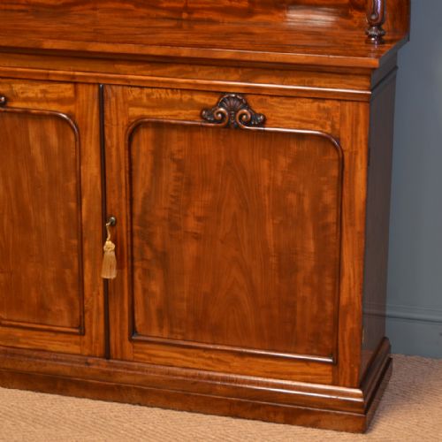 fig 1. Superb Quality Gillows Figured Mahogany William IV Antique Chiffonier