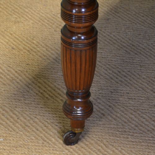 fig 2. Quality Victorian Walnut Antique Dining Table by JAS Shoolbred
