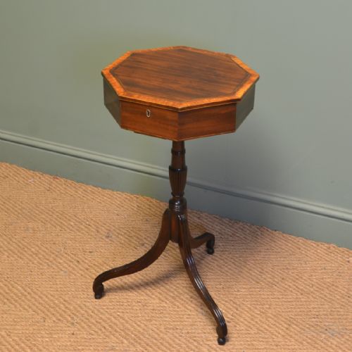 Elegant Edwardian Mahogany Antique Occasional Table