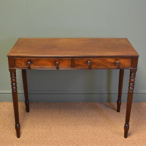 Gillows Design Antique Regency Mahogany Writing Table