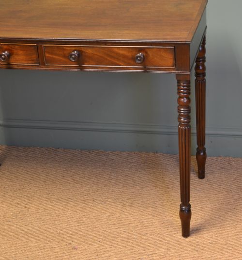 fig 1. Gillows Design Antique Regency Mahogany Writing Table