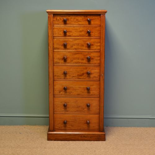 Spectacular Heal & Son Large Victorian Mahogany Antique Wellington Chest