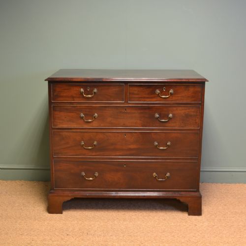Quality Country House George III Antique Mahogany Chest of Drawers
