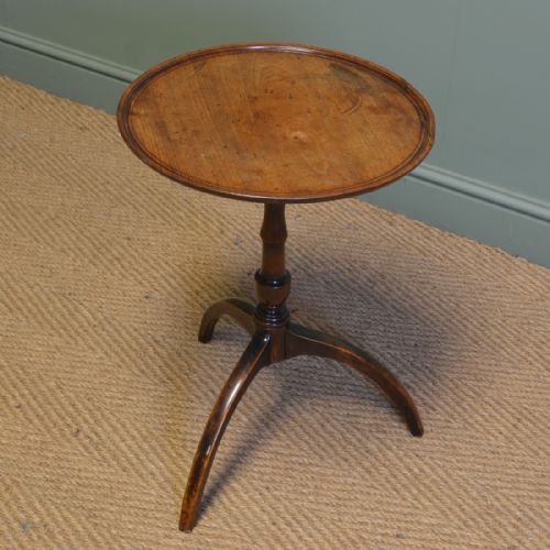 Country House Small Regency Mahogany Antique Tripod Occasional Table