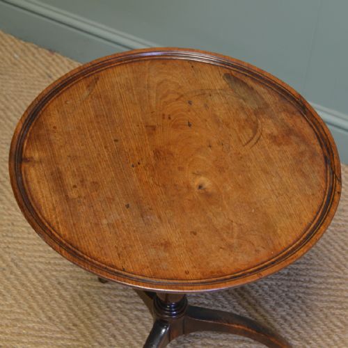 fig 1. Country House Small Regency Mahogany Antique Tripod Occasional Table