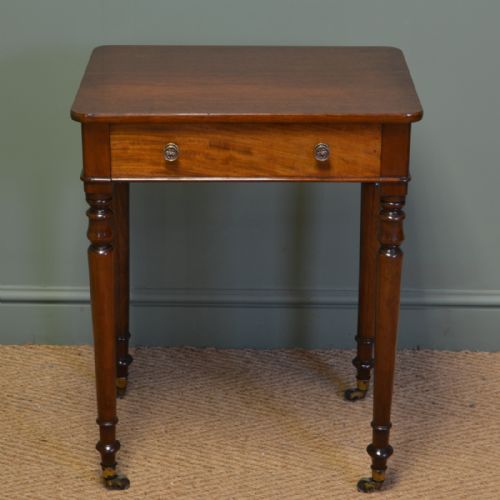 
Fine Regency Mahogany Small Antique Side / Occasional Table
