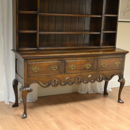 fig 1. Quality Edwardian Oak Antique Dresser