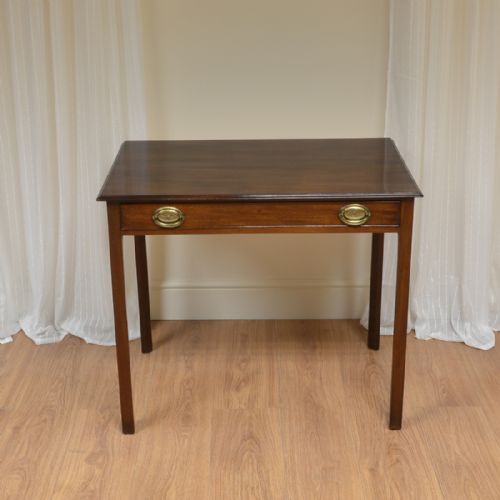 George III Figured Mahogany Antique Side Table