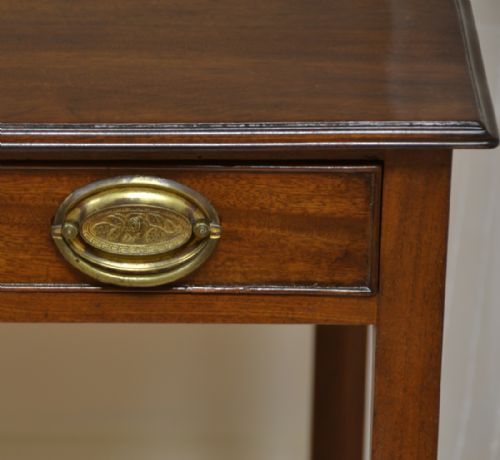 fig 1. George III Figured Mahogany Antique Side Table