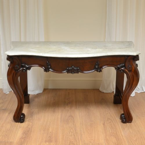 Spectacular Victorian Mahogany Antique Console Table