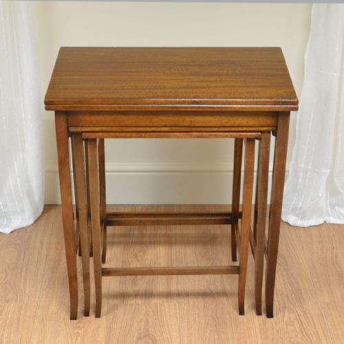 fig 1. Unusual Art Deco Gillows Antique Nest Of Tables