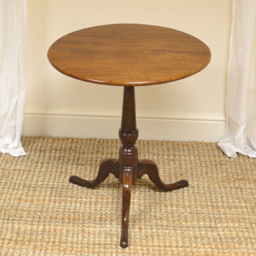 Georgian Mahogany Antique Tripod Table