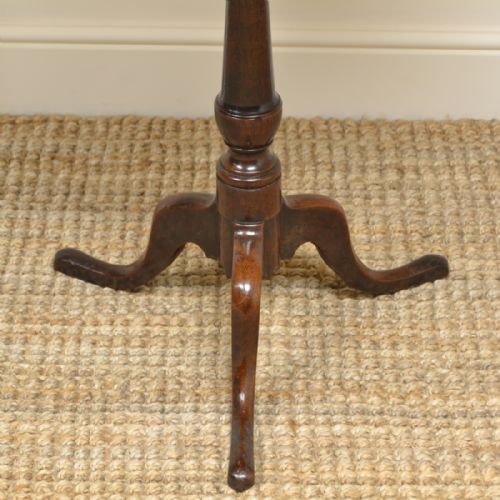 fig 1. Georgian Mahogany Antique Tripod Table