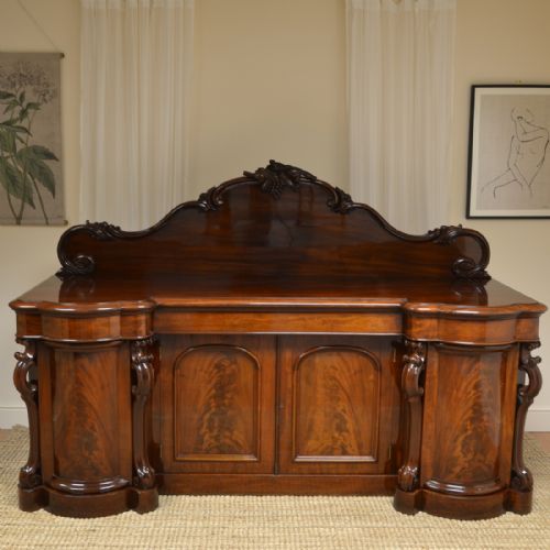 
Spectacular Quality Huge Victorian Mahogany Antique Sideboard
