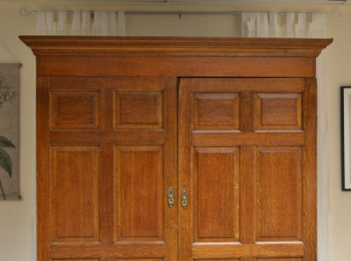 fig 2. Large Country House Georgian Oak Antique Wardrobe