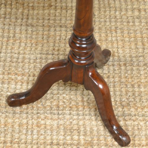 fig 1. Victorian Mahogany Antique Occasional Table 