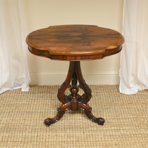High Quality Victorian Rosewood Antique Occasional Table
