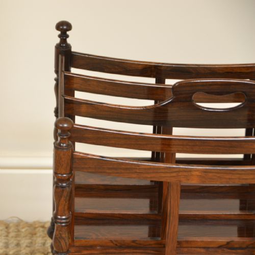 fig 1. Spectacular Regency Rosewood Antique Canterbury