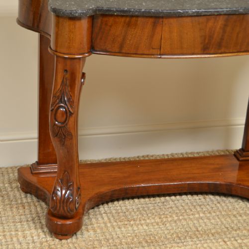 fig 1. Fine Quality Marble Top Victorian Antique Console Table