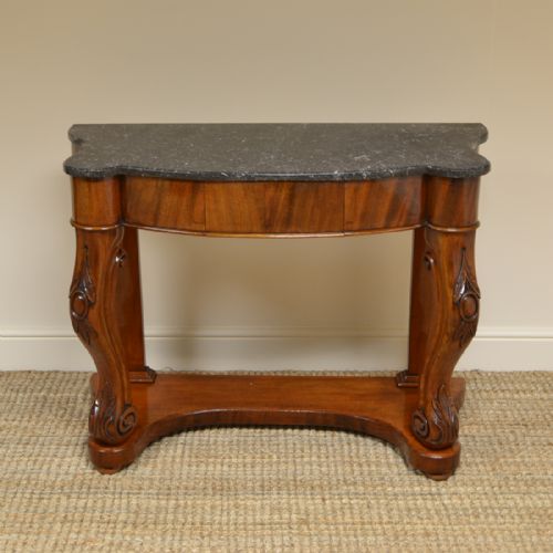 Fine Quality Marble Top Victorian Antique Console Table