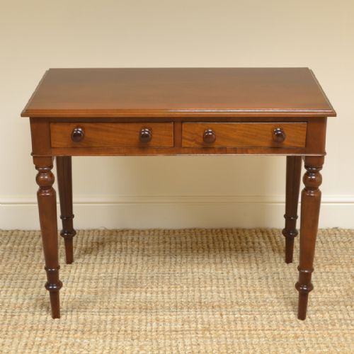 Fine Quality Victorian Mahogany Antique Side Table / Writing Table