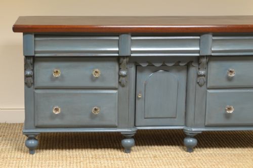 fig 1. Victorian Painted Antique Dresser Base