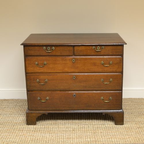 
George III Country House Oak Antique Chest of Drawers
