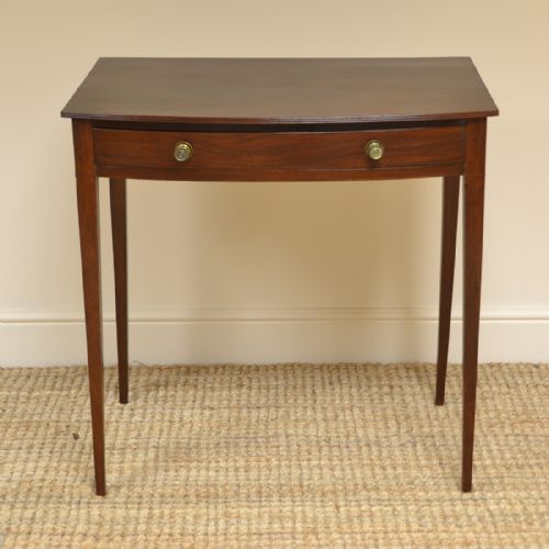 Regency Bow Fronted Antique Side Table