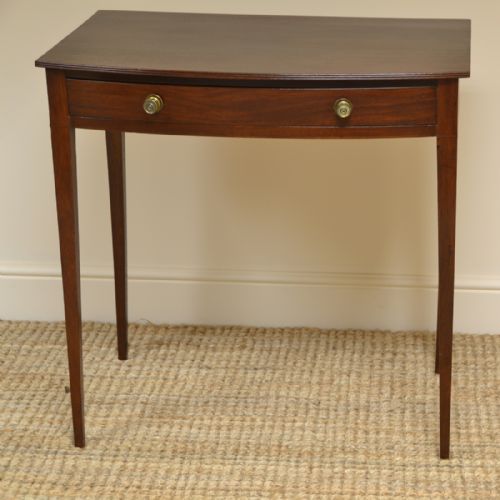 fig 1. Regency Bow fronted Antique Side Table