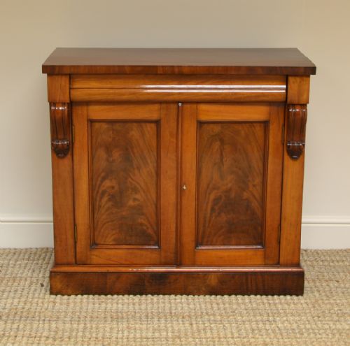 Small Victorian Mahogany Antique Chiffonier / Cupboard