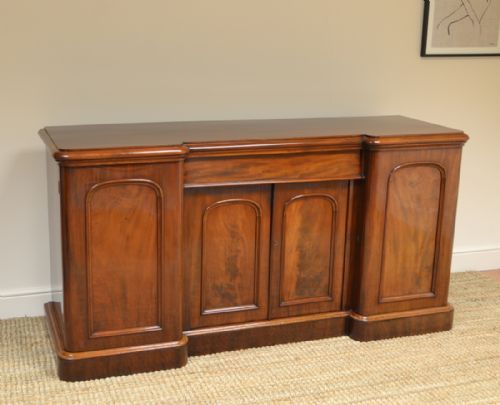 Victorian Figured Mahogany 4 Door Antique Sideboard