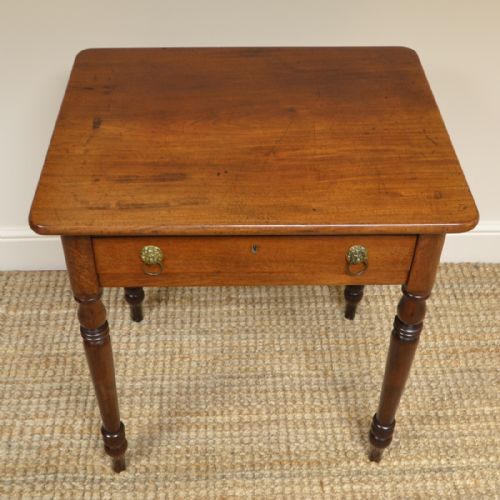 fig 1. Regency Mahogany Antique Side Table