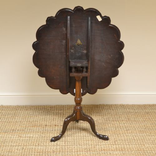 fig 1. Unusual Georgian Mahogany Antique Supper Table