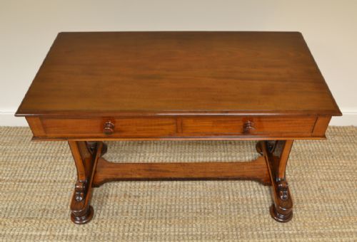 fig 1. Fine Quality Regency Mahogany Antique Writing Table
