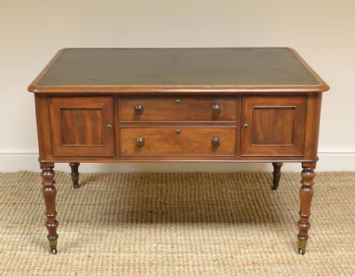 fig 2. Early Victorian Mahogany Antique Partners desk
