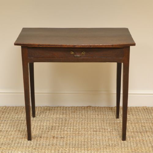 George III Country House Oak Antique Side Table