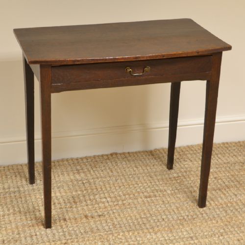 fig 3. George III Country House Oak Antique Side Table