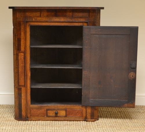 fig 2. Georgian Oak Antique Corner Cupboard