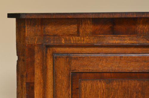 fig 3. Georgian Oak Antique Corner Cupboard