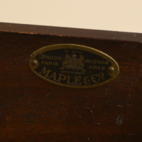 fig 1. Maple & Co Large Edwardian Mahogany Antique Sideboard
