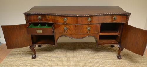 fig 2. Maple & Co Large Edwardian Mahogany Antique Sideboard
